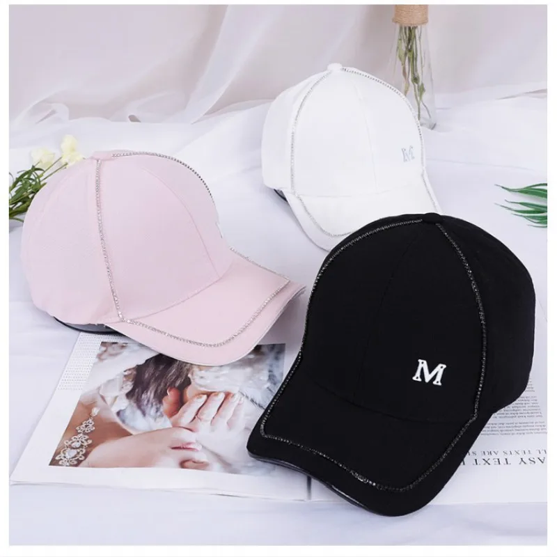 

Newest Women Casual Curved Peaked Baseball Caps 100% Cotton Dad Hat Lady Adjustable Snapbacks Hat Sun Hat For Trip