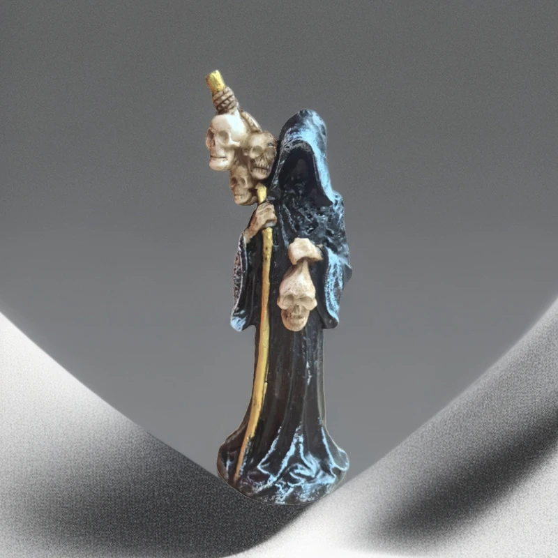 Декоративная статуэтка смерти Призрачный жнец с черепом статуя алтаря на