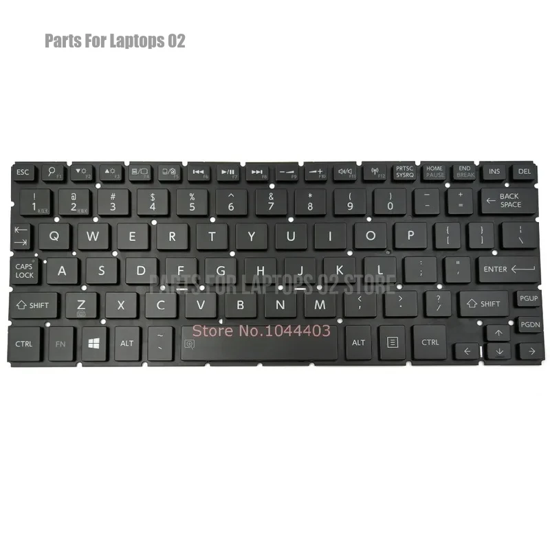 Фото Новая клавиатура для ноутбука Toshiba Satellite P25W-C2300 P25W-C2300-4K P25W-C2302 P25W-C2304-4K US с подсветкой, без рамки №1