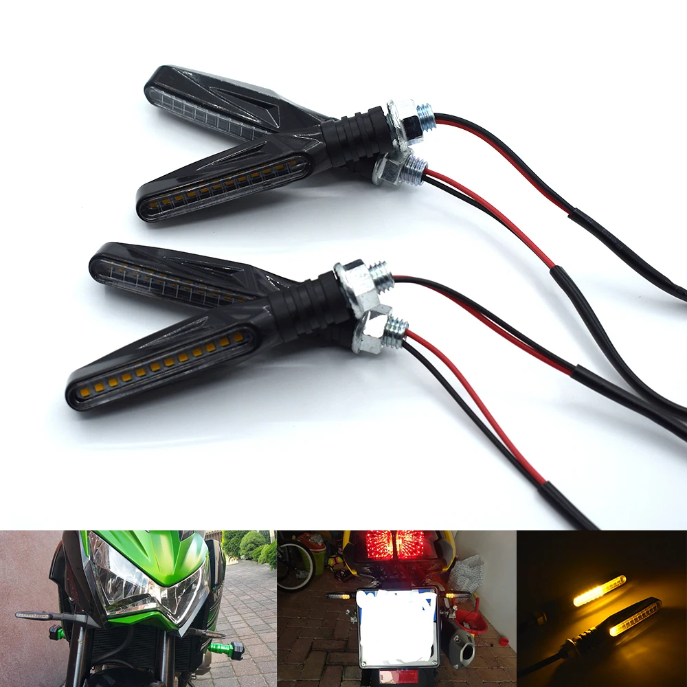 

Universal 12 LED Motorcycle Turn Signal Indicator For BMW R1200R R1200GS F800GS G310R F650GS F700GS F800R S1000RR K1200S R1200ST