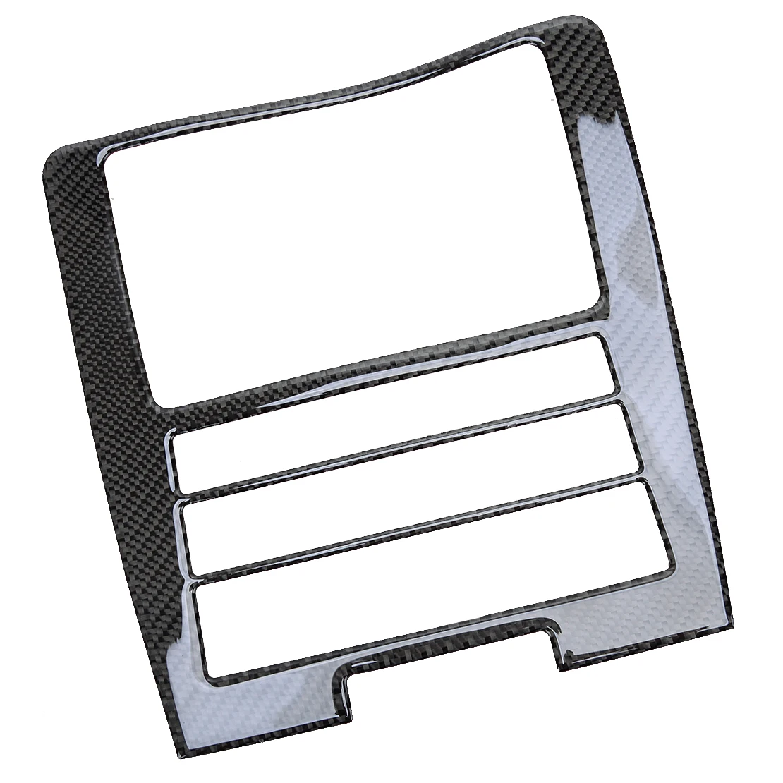 

Черное углеродное волокно, внутренняя панель GPS навигации автомобиля, обшивка, рамка, подходит для Ford Mustang 2009 2010 2011 2012 2013 гибкая