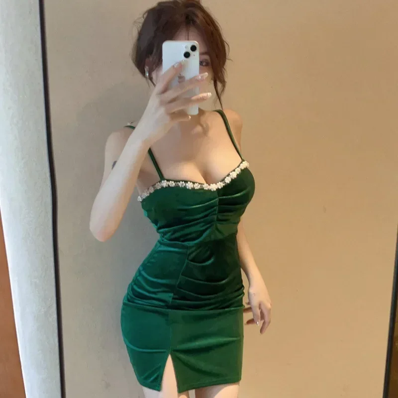 Сексуальное укороченное платье Pleuche облегающее с контролем 2 sxyy платья на