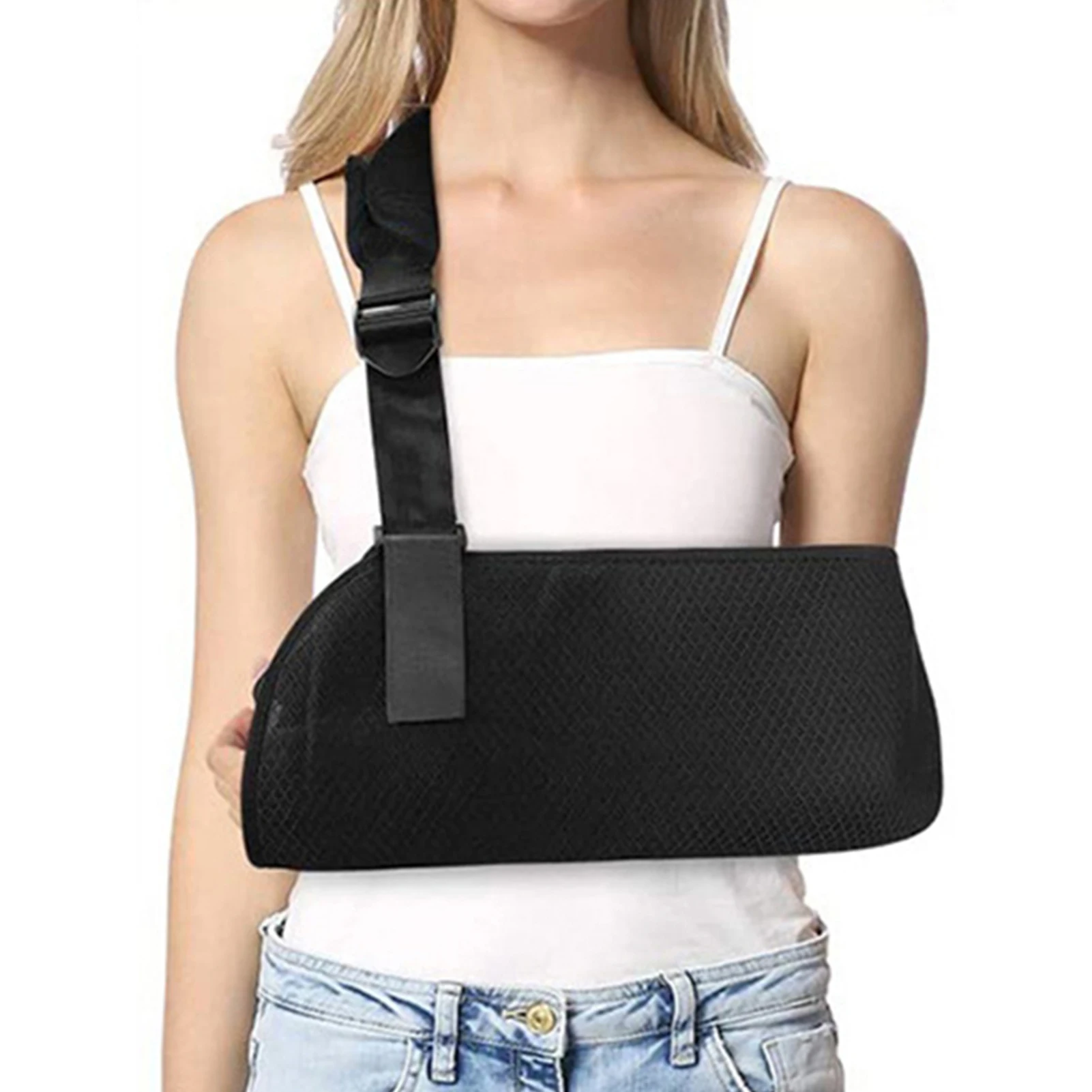 

Arm Sling Arm Sling Lightweight Breathable Wrist Elbow Support For Dislocation Fracture Sprains And Broken Arm Fits Both Adults