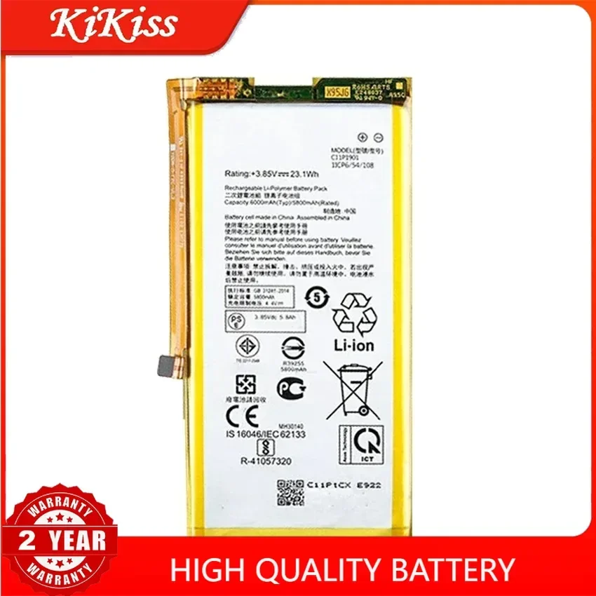 Аккумулятор Kikiss для ASUS ROG 2 ROG2 Game Phone 6000 мАч C11P1901 ZS660KL I001DB резервная батарея