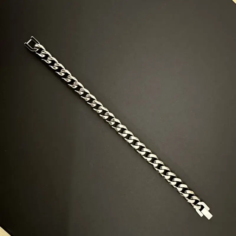 Новый браслет из чистого титана 10 5 мм полированный шестисторонний легкий