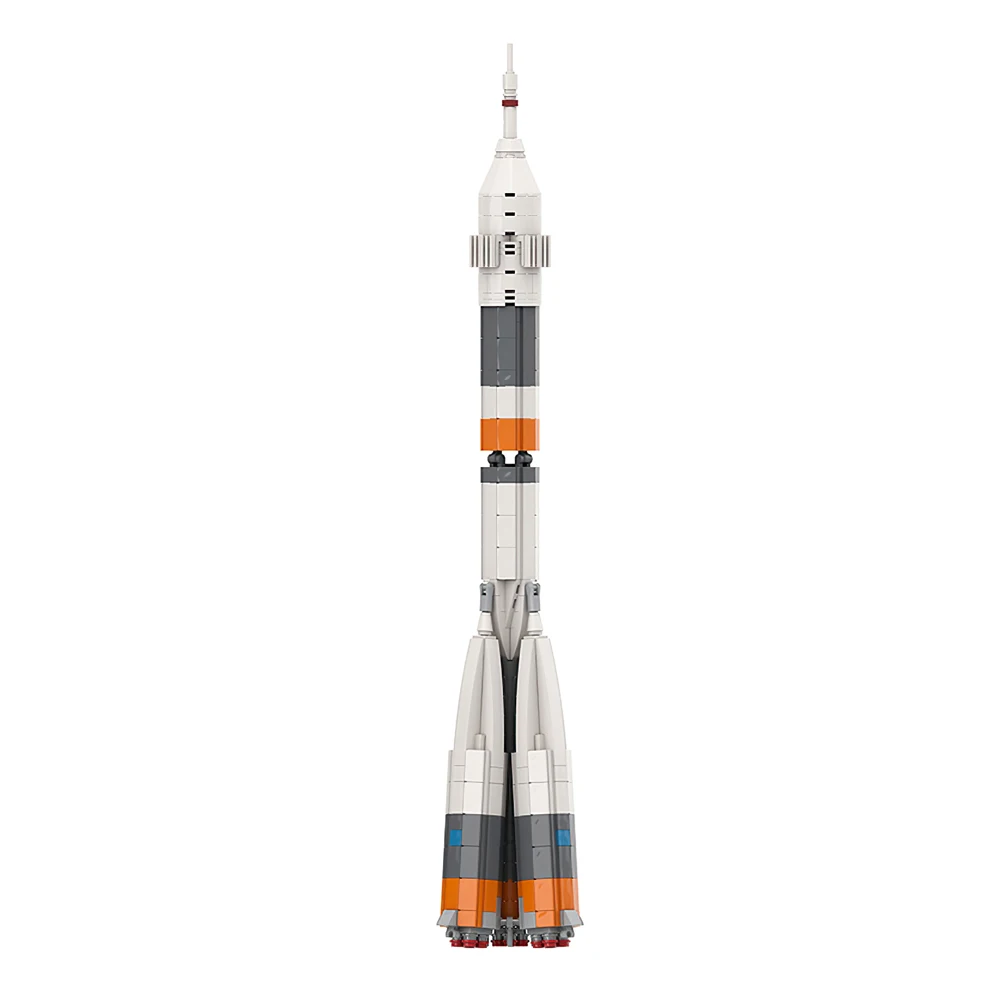 SETBRICKS MOC-34825 Ultimate Soyuz Rocket Aerospace Series Коллекция Space Launch Vehicle R-7 Модель Кирпич Подарок на