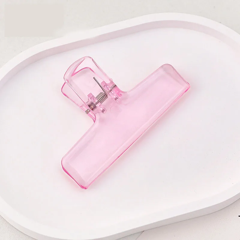 

Прозрачный пластиковый зажим-клипса для хранения