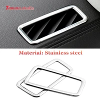 stainless car interior side air condition outlet vent frame cover trims for volkswagen vw teramont atlas 2017 2020 accessories