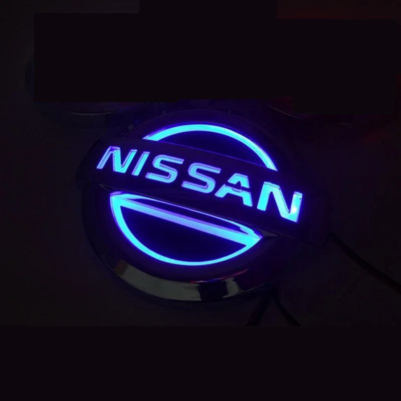 5D светодиодная Автомобильная Задняя эмблема значок наклейка для Nissan Qashqai Teana X-Trail