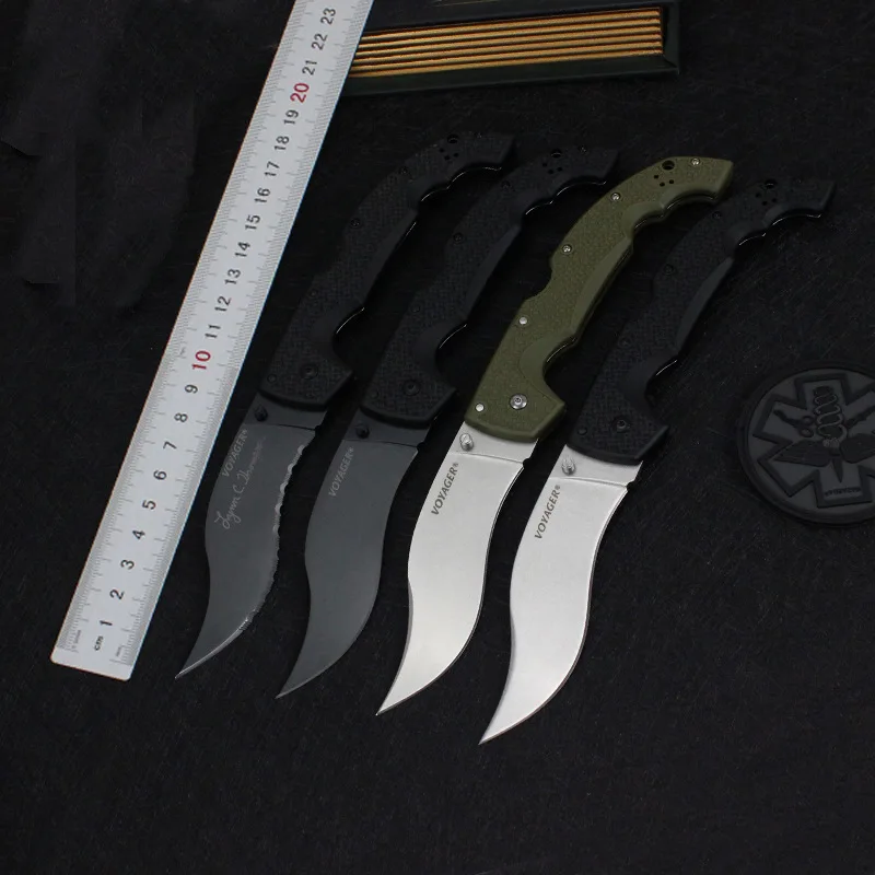 

Cold Steel Outdoor Folding Camping Pocket Tactical Knife 8Cr13Mov Blade Scout Defensive Hunting Survival Knives Utility EDC Tool