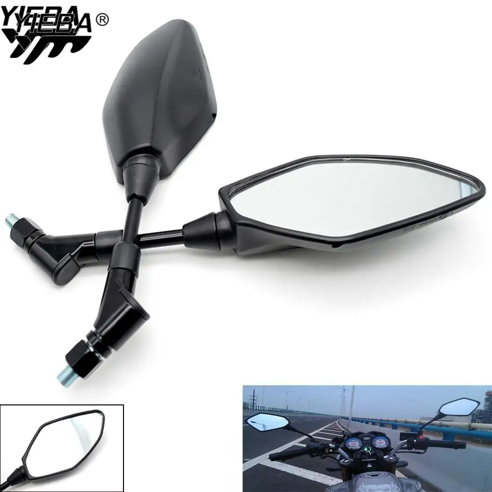 

For KAWASAKI ER-4N ABS J300 ER-4N ER4N NINJA 400R Z300 Z900 Z800 Z650 Motorcycle Mirror Motorbike Side Mirrors Rearview Mirror