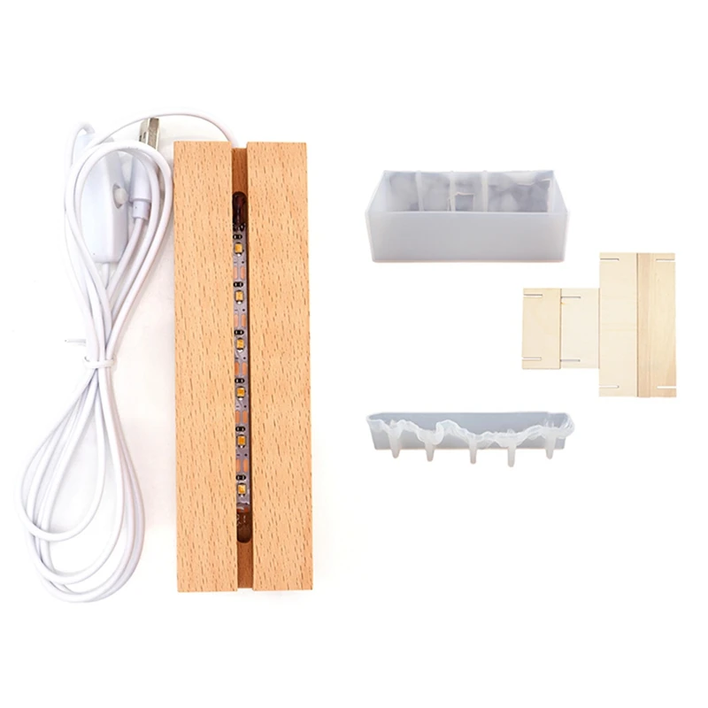 Акция! Набор форм из силикона "Горы, море, волна, водная поверхность, зеркало" для самостоятельного создания кристального эпоксидного смолы.