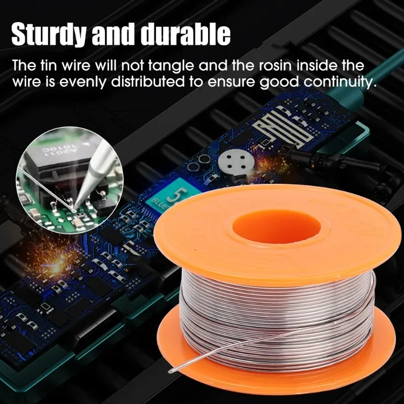 100/50 г низкотемпературная легкоплавкая проволока для припоя металлическая медь