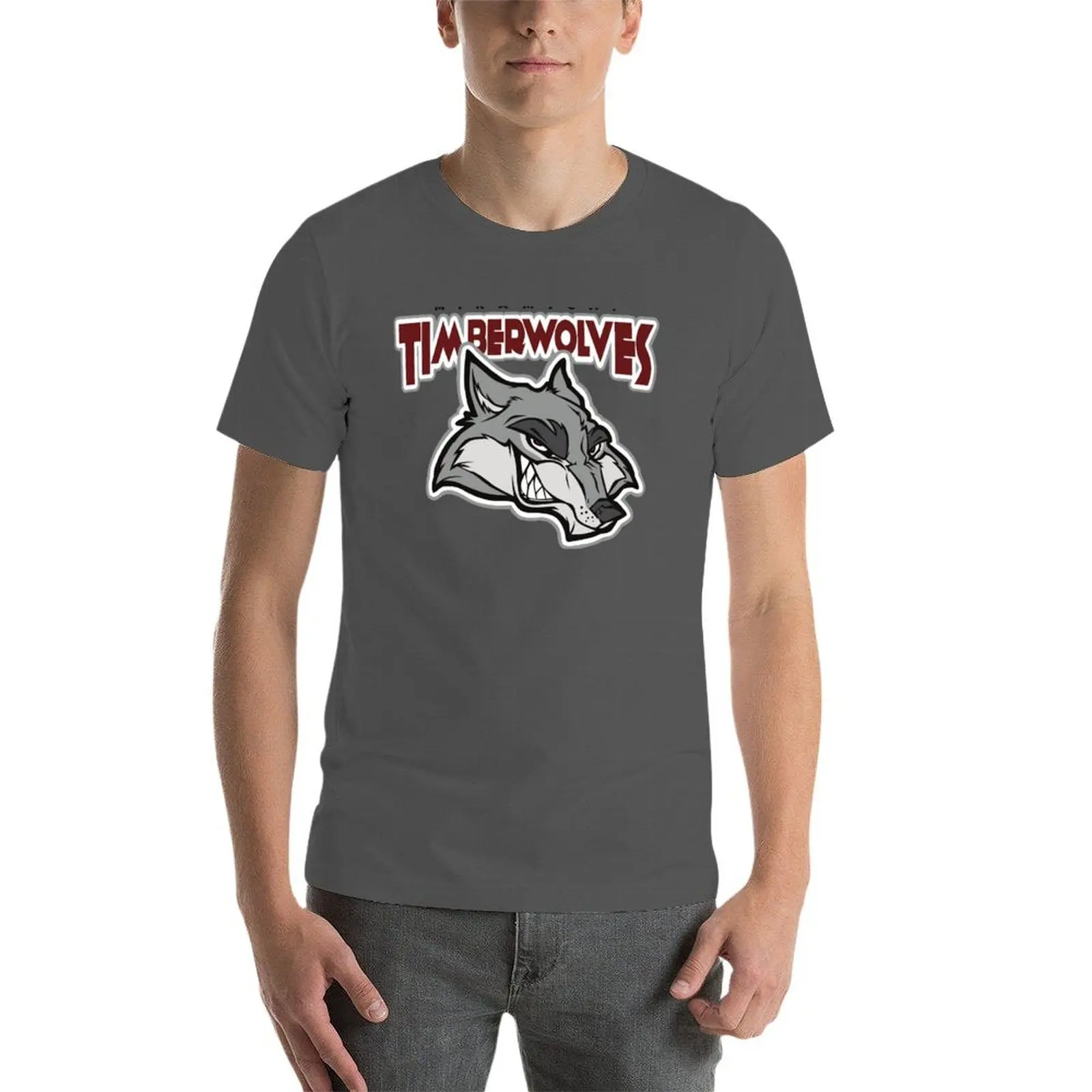 Футболка Miramichi Timberwolves лето 2021 одежда футболки с аниме мужская хлопковая футболка