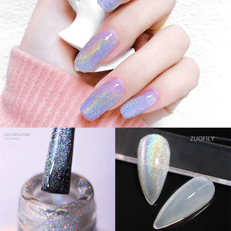 Радужный Магнитный Гель &quotкошачий глаз&quot цвет яркого лазера супер блестящий