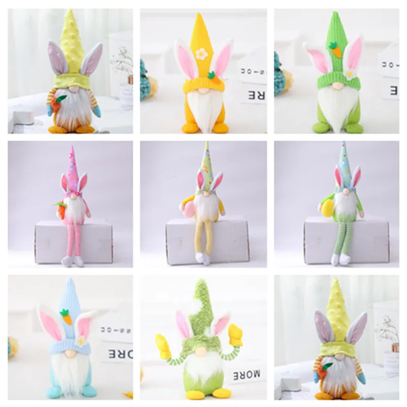 

Длинные/короткие куклы Rudolf, Пасхальный кролик, редис, украшения, кролик, пасхальный декор для вечеринки, пасхальный подарок, пасхальное укра...