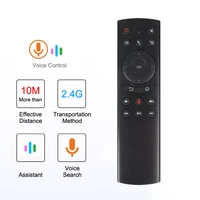 g20s smart voice remote control mini wireless fly air mouse keyboard for android tv box g20s for gyro ir learning 2 4g rf
