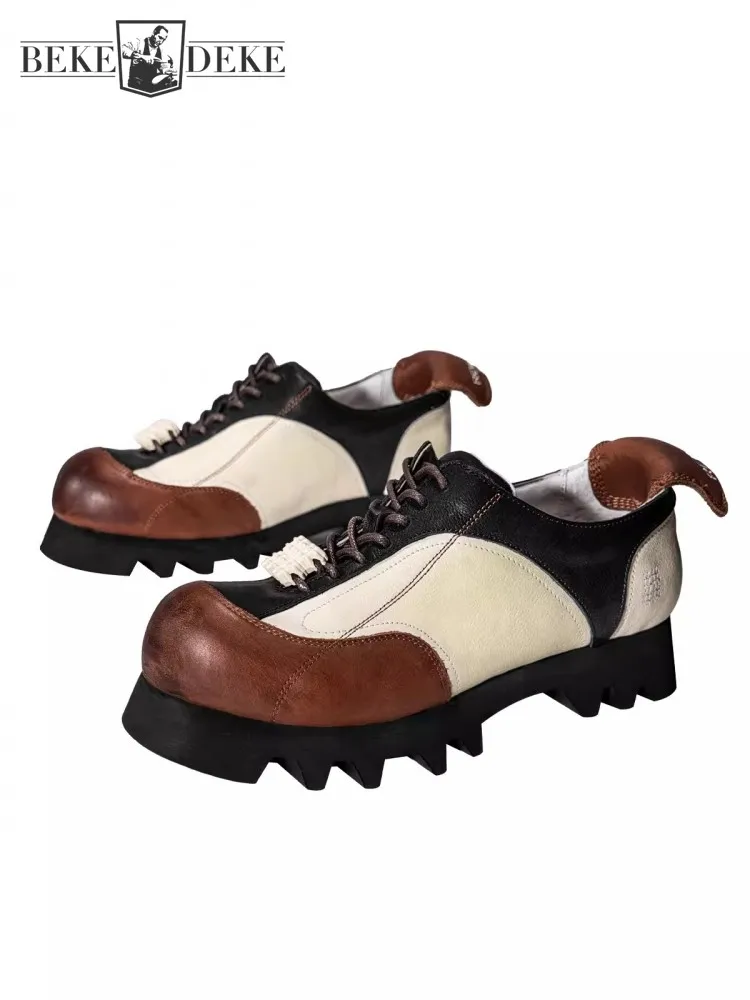 Винтажные дизайнерские ботинки для влюбленных повседневные туфли из