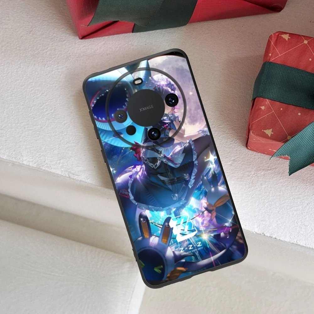 Чехол для мобильного телефона Zenless Ellen Joe Huawei Mate 60 50 40 30 20 10 Pro Plus Lite E 5G черный мягкий