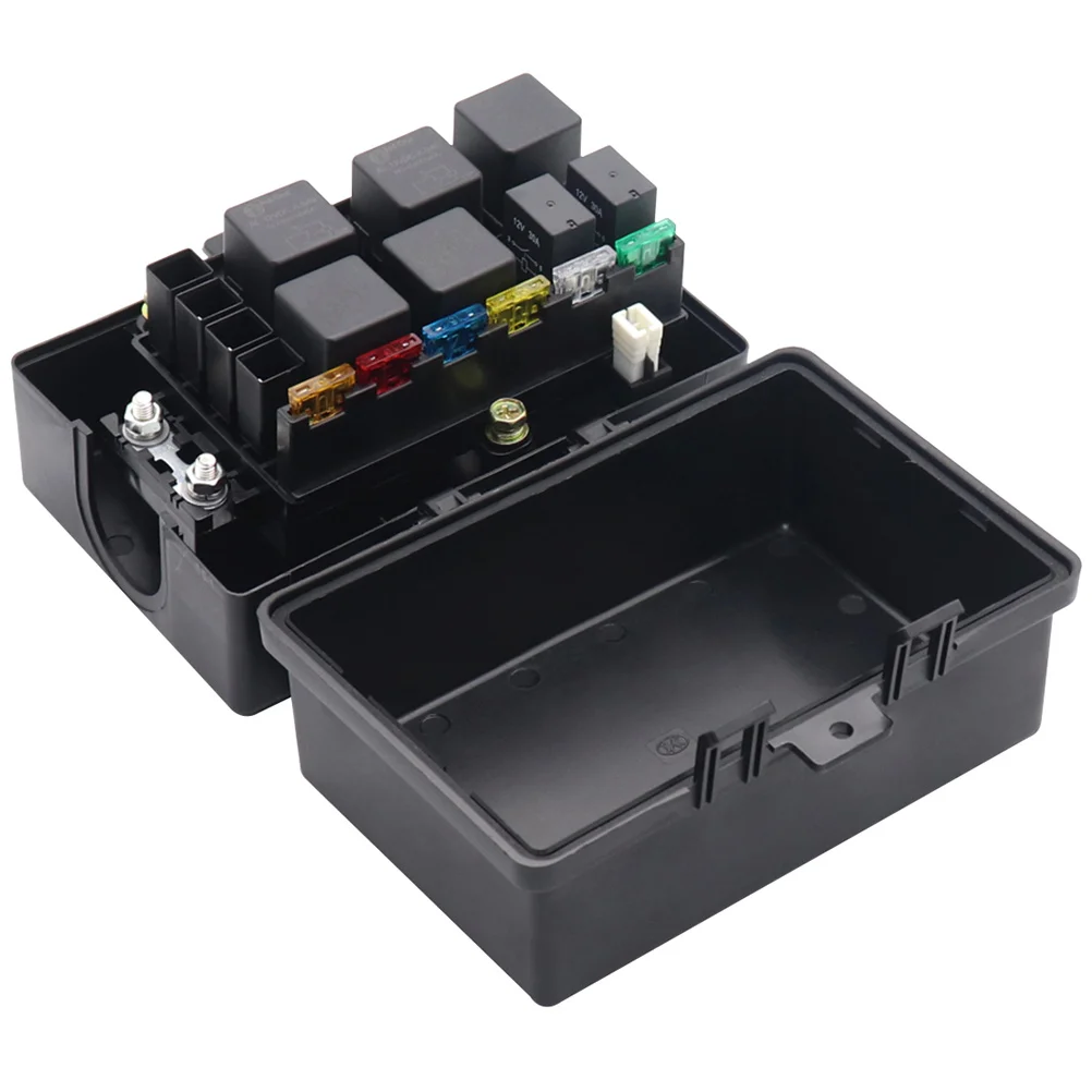 

1 Set Relay Box Auto Fuse Block 21 Ways Marine Car Fused Distribution Block