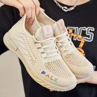new shoes for women 2022 summer new flying woven shoes breathable casual sports shoes platform shoes