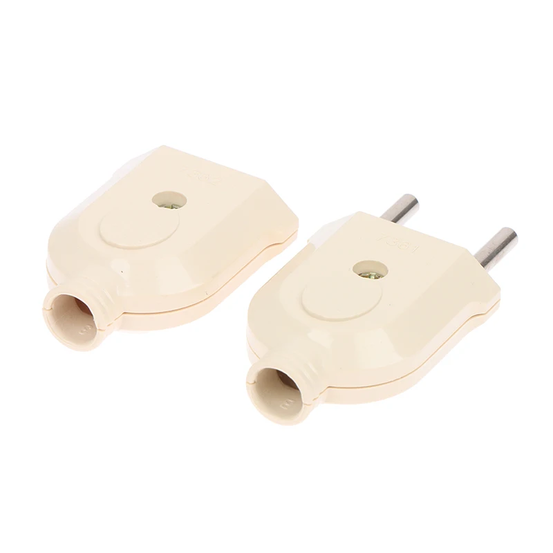

EU European 2Pin AC Electric Power Male Plug Female Socket Outlet Adaptor Adapter Wire Rewireable Extension Cord Connector