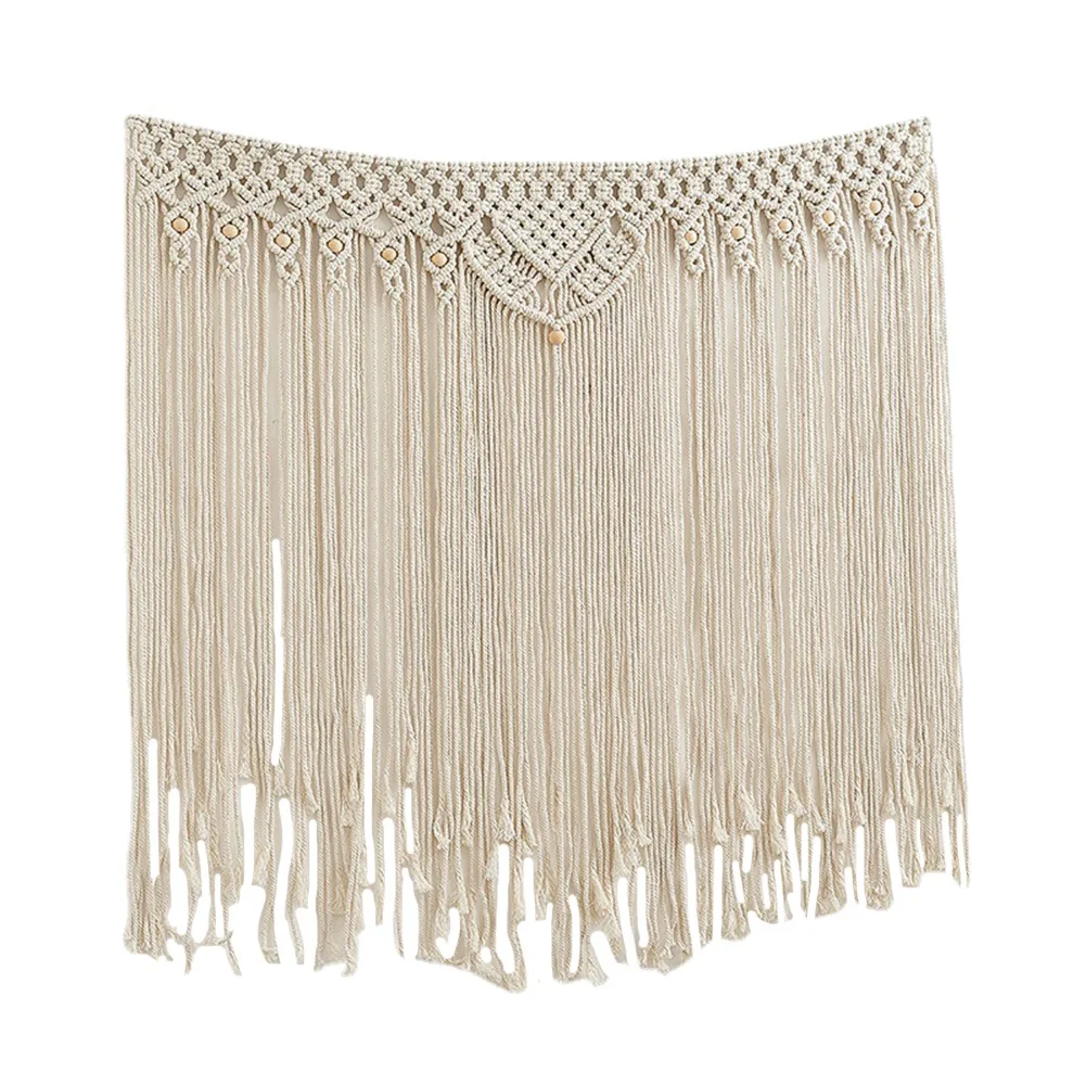 

Boho Macrame Wall Hanging,Macrame Tapestry,Woven Tapestry, Modern Chic Woven Art,Bohemian Cotton Handmade Home Decor