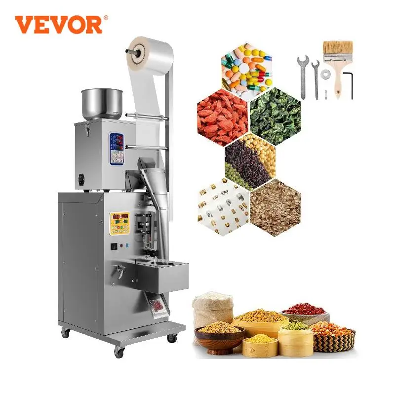 

VEVOR Powder Filling Machine 1-3000g Full Automatic Particle Powder Packing Weighing Filler for Dry ＆ Mobile Materials Industry