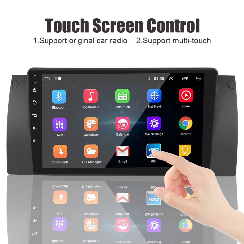 12 В 9-дюймовый экран Φ 2Din MP5 MP3 стерео радио аудио FM GPS Bluetooth WiFi DVR комплект камеры для
