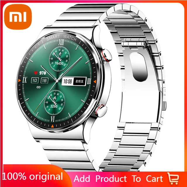 

Xiaomi Smart Watches Men 454*454 display Bluetooth Call IP68 Waterproof Music Player Link Bluetooth Headset Smartwatch Men