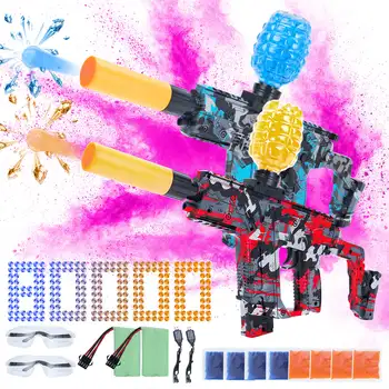 2 Pack Gel Blaster for Outdoor Backyard Game Beach Summer Toy Electric Burst Gel Ball Blaster for Adults Kids 1