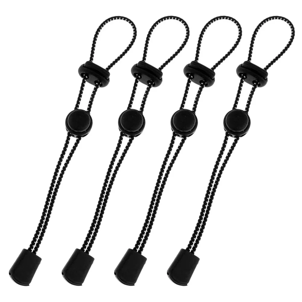 

4 Pcs Hiking Gear Walking Cane Strap Trekking Pole Holder Buckle Elastic Climbing Stick Enhanced automatic retractable defense