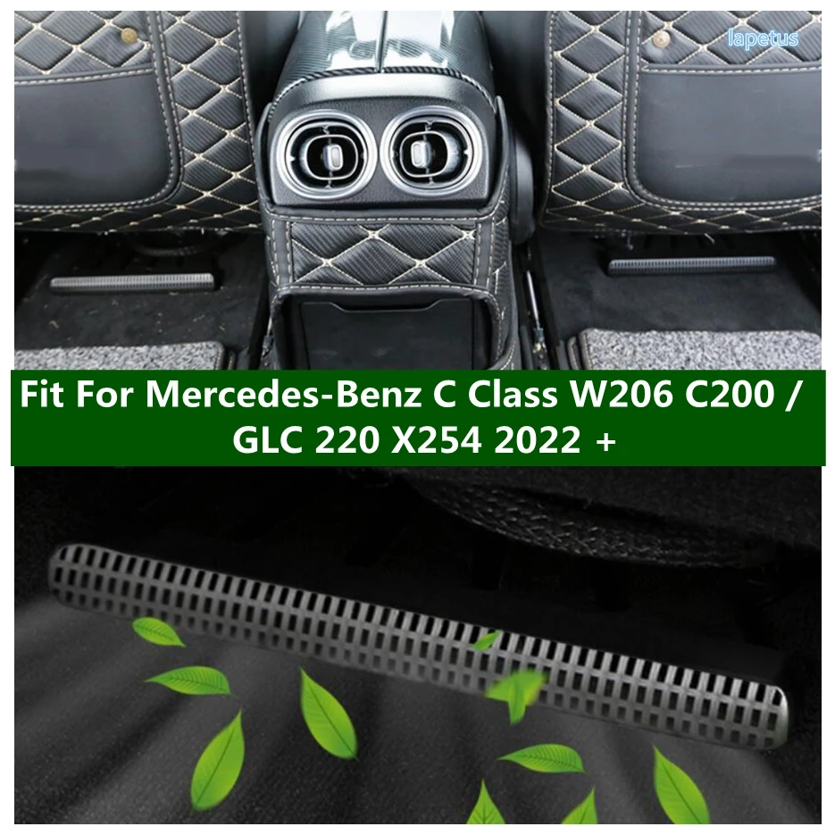 

Seat AC Heater Floor Air Conditioner Outlet Duct Grille Cover Trim For Mercedes-Benz C Class W206 C200 / GLC 220 X254 2022 2023