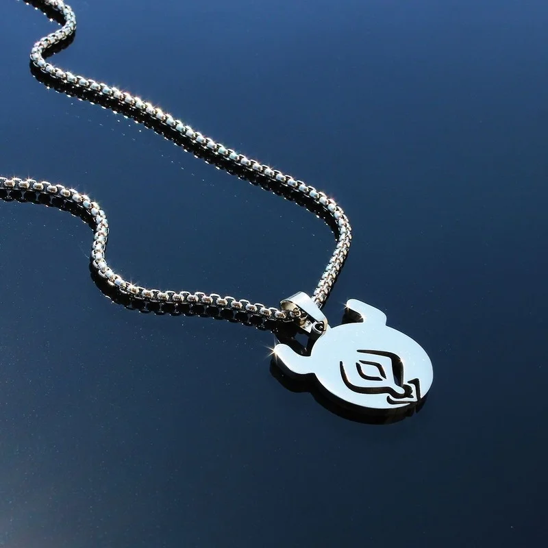 

Ожерелье Genshin Impact для женщин, ожерелье с подвеской Hilichurl для мужчин, высокое качество, тренд, серебристый цвет, модные подарки для влюбленных,...