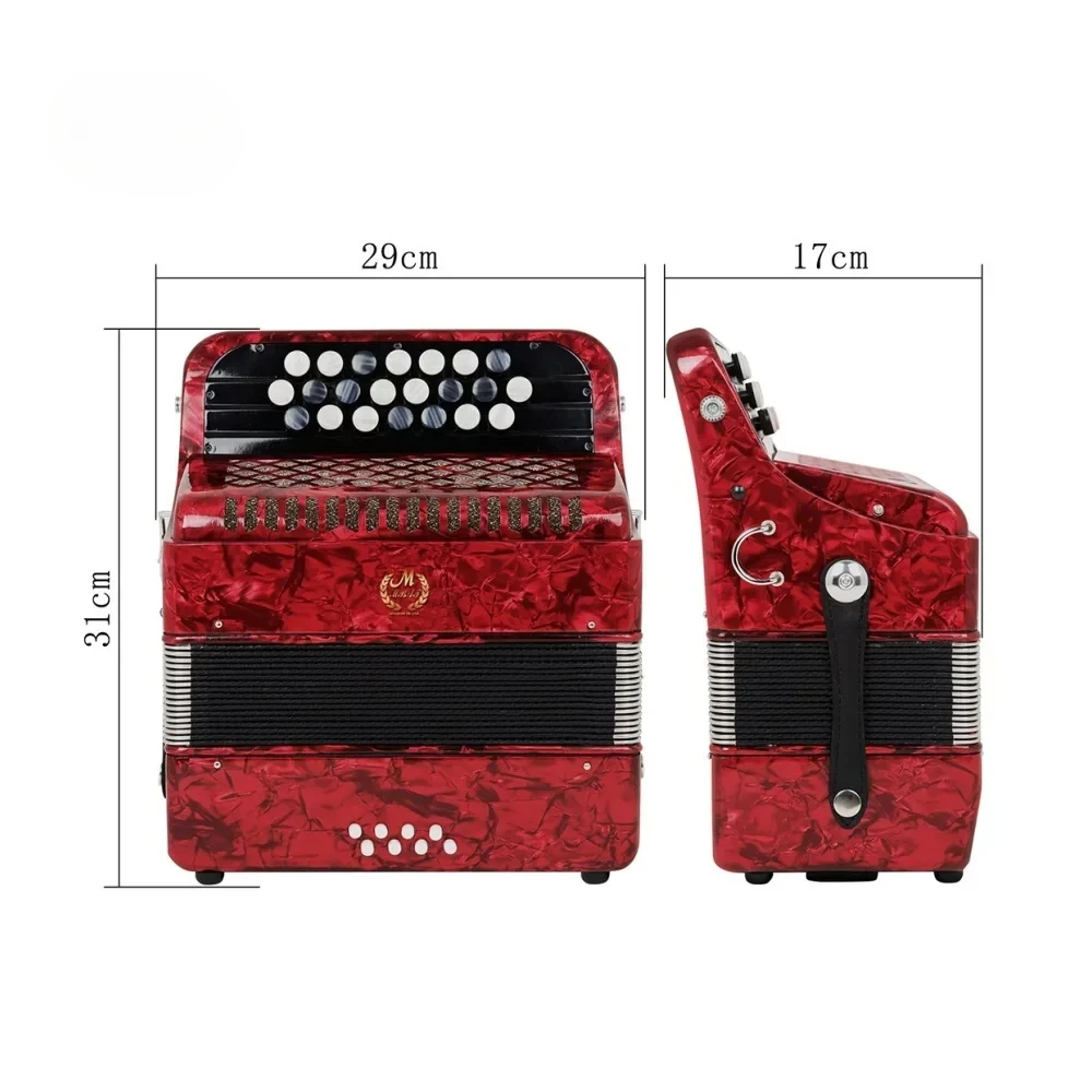 JELO JP0022 Bayan Accordion 22 кнопки 8 басов профессиональная кнопка язычковый аккордеон
