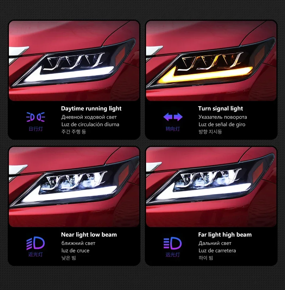 Новое поступление светодиодных фар для Aurion Camry V50 2012-2014