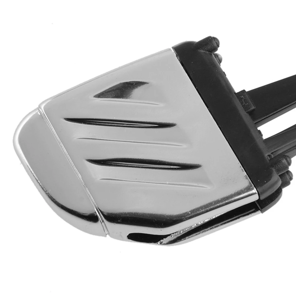 

Tab Clip AC Vent Clip Air Conditioner Vent Repair Kit Black Front Interior Metal Plastic Silver Original Car Shape