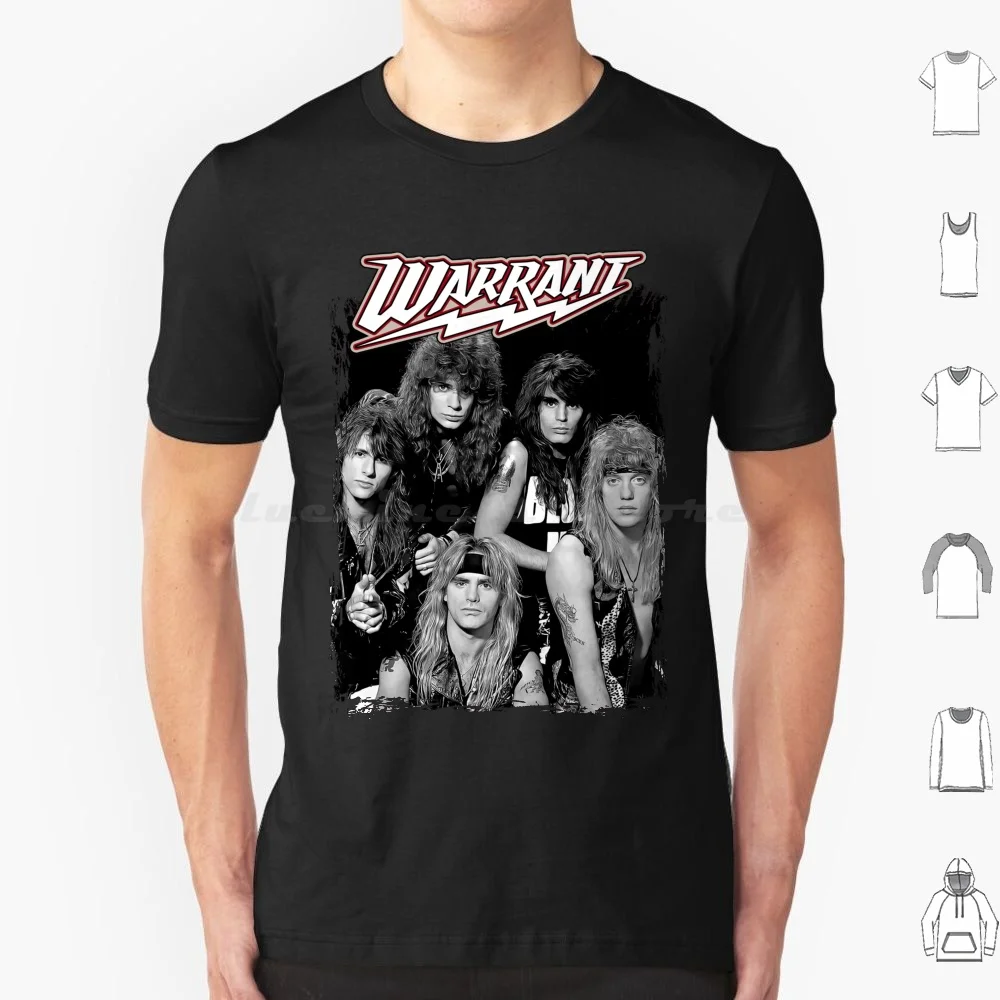 

Warrant Band T Shirt Cotton Men Women Diy Print Warrant Band Hard Cherry Pie Glam Metal Dixon Mason