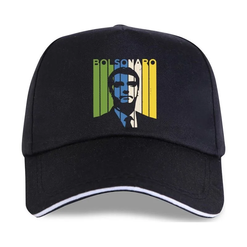 

Jair Bolsonaro Presidente 2018 Brasil Black Cotton Men Size M-3XL white black suit hat pink Baseball cap Classic