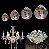 15 50mm ab crystals glass ball shinning prism rainbow maker faceted pendant chandelier accessories spare part home decoration