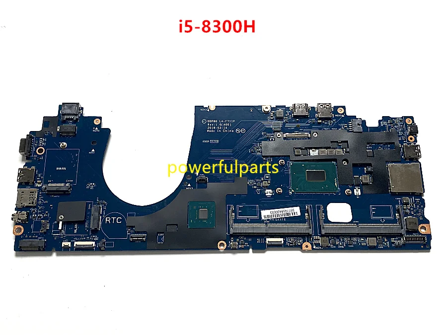 

100% NEW for Latitude 5491 5591 Precision 3530 motherboard with i5-8300H cpu in-built 084F86 CN-084F86 DDP80 LA-F711P working ok