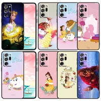 beauty and the beast love phone case black for samsung note 20 10 9 ultra lite plus f23 m52 m21 a73 a70 a20 a10 a8 a03 j7 j6