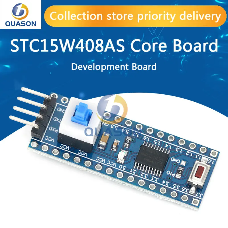 Плата разработки STC15W408AS, минимум 51 MCU, основная обучающая плата, модуль управления TTSOP20 2,5-5,5 В 2,54 мм