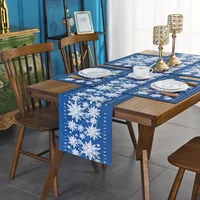 2022 New Printed Table Runner Table Mat Holiday Home Decoration Nordic Simple Waterproof Table Flag Tablecloth