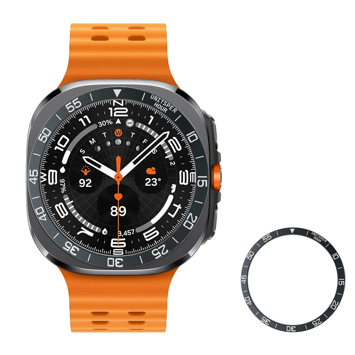 Металлическое кольцо безеля для Samsung Galaxy Watch 7 Ultra 47 мм