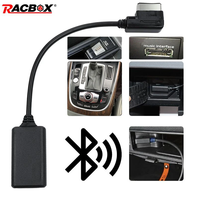 

AMI MMI Bluetooth 5,0 музыка 3G Интерфейс AUX аудио кабель адаптер для Audi после 2010 A5 A6 A8 Q3 Q7RS4 A8L A4L iPhone iPod iPad