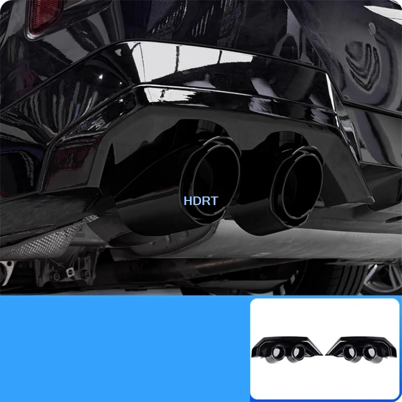 

Стайлинг автомобиля, задний спойлер для губ, угловой наконечник выхлопной трубы, хвостовое горло, аксессуары, внешняя наклейка для BMW 5 серии G60 2024 +