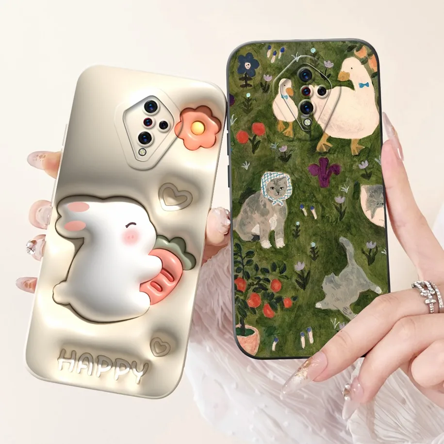 ДЛЯ Vivo V17 ЧЕХОЛ 1920 чехол из ТПУ Милая астронавт панда для телефона Россия S1 Pro Fundas