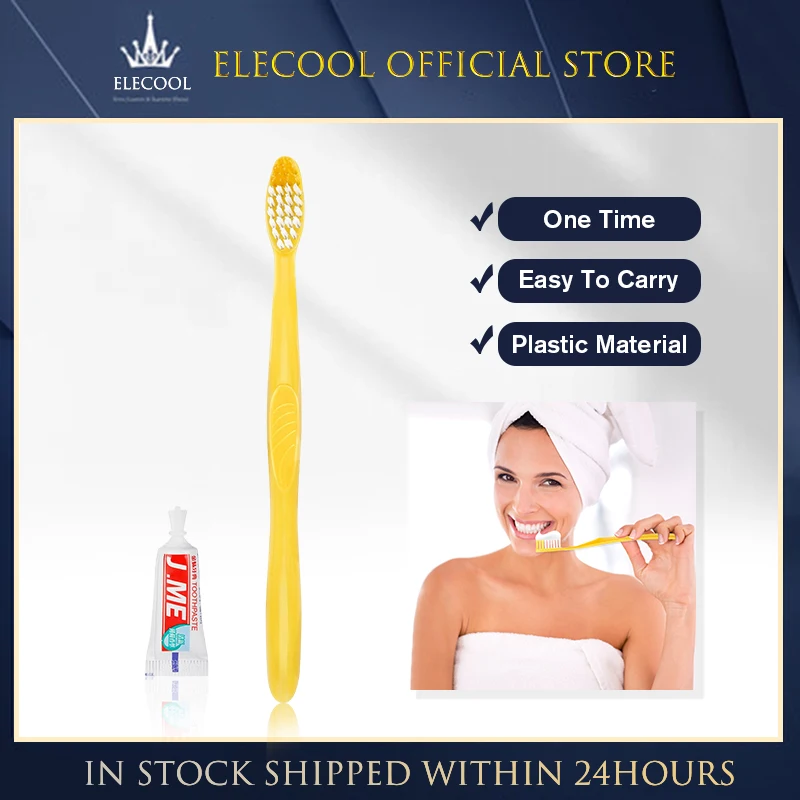 

10/20/50PCS Hotel Disposable Toothbrush Toothbrush With Toothpaste Wash Gargle Suit For Travel Camping Supplies New