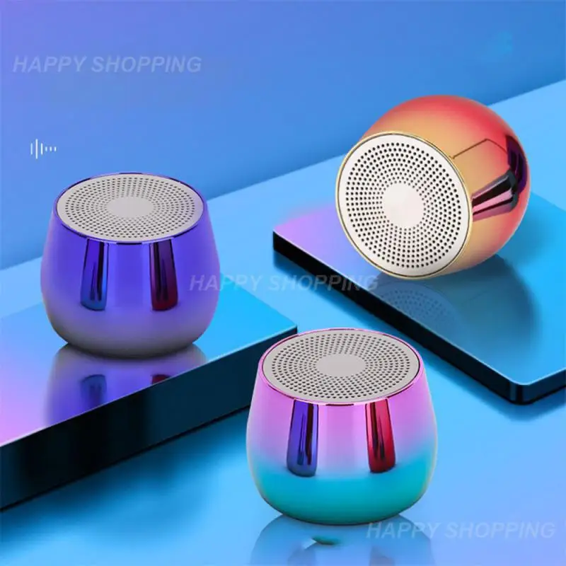 

Music Box Player Small Steel Portable Waterproof Wireless Mini For T-ws Series Speaker Palm-sized Subwoofer Sound Box